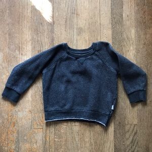 Navy speckled Imps & Elf’s sweatshirt